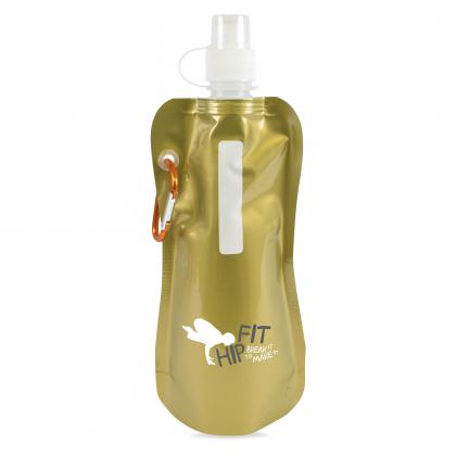 Metallic Fold Up Drinks Bottle