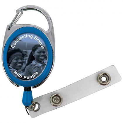 Carabiner Pull Reel with Decal