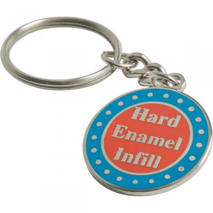 Stamped Hard Enamel Keychain (50mm)