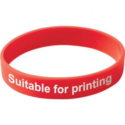 Child Silicone Wristband (UK Stock: Red)