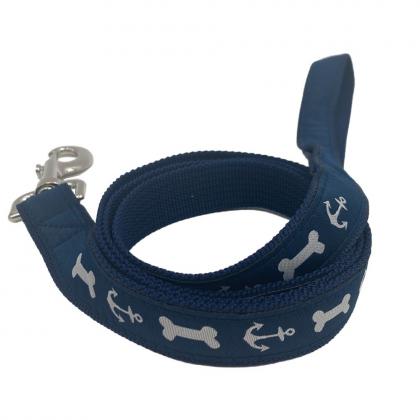 Woven Applique Dog Lead (Long)