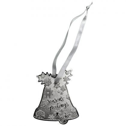 Bell Premium Zinc Alloy Tree Decoration (UK Stock)