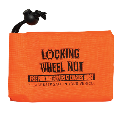 Large Locking Wheel Nut Bag (120x95mm: 210D Polyester)