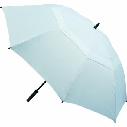 Vented Golf Umbrella (All White)