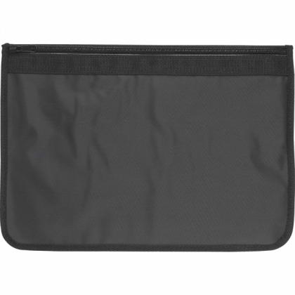 Nylon Document Wallet (All Black)