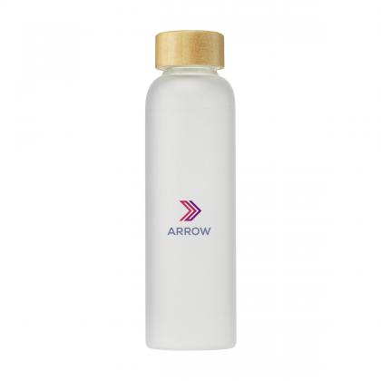 Frosty Glass Bottle 550 ml drinking bottle