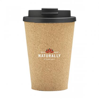 PLA Cork Cup 350 ml coffee cup