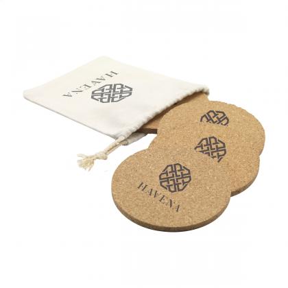 Cork Coaster Set