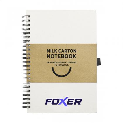 Milk-Carton Wire-O Notebook A5