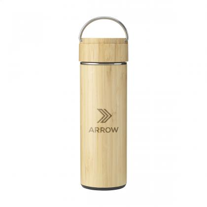 Nikko 330 ml bamboo thermo bottle/thermo cup