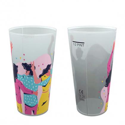 Plastic Festival Cup â€“ Half Pint (UK Certified)