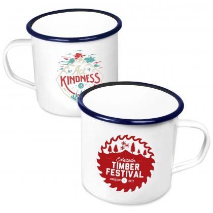 Premium Enamel Mugs 20oz/568ml (White)