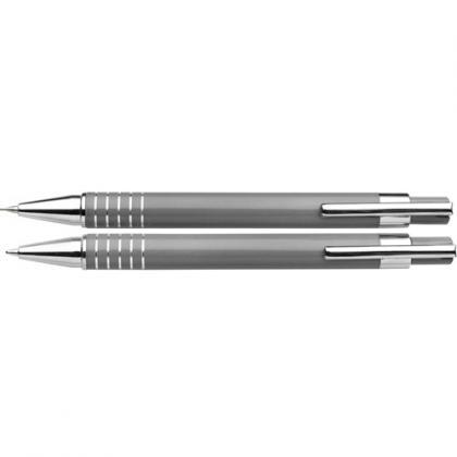 Ballpen and pencil (Silver)