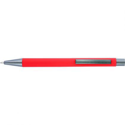 Ballpen with rubber finish (Red)