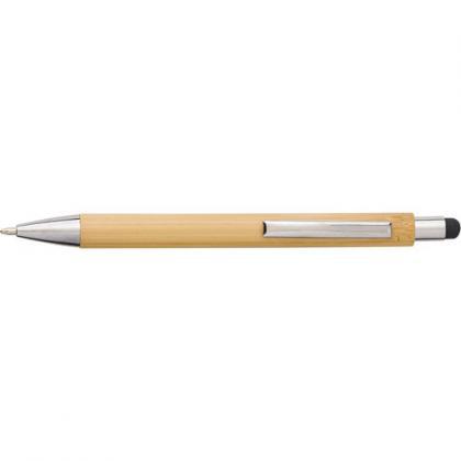 Bamboo and plastic ballpen (Black)