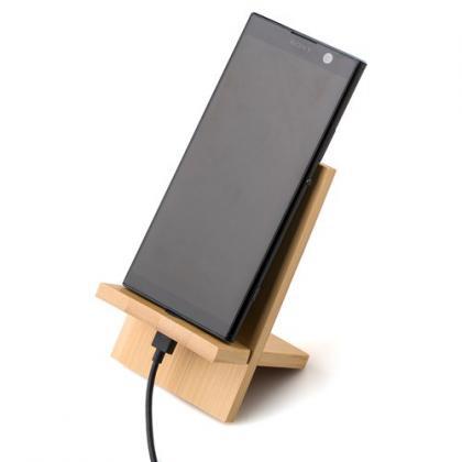 Bamboo phone stand