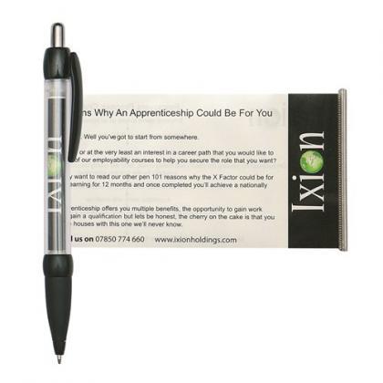 Banner message pen