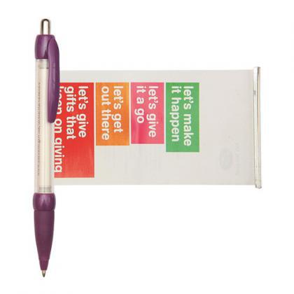 Banner message pen (Purple)