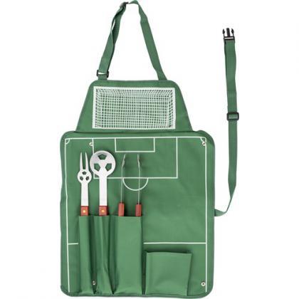 Barbecue set apron, Football