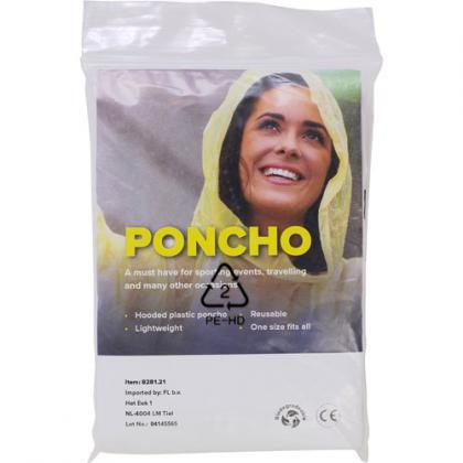 Biodegradable poncho (5%)