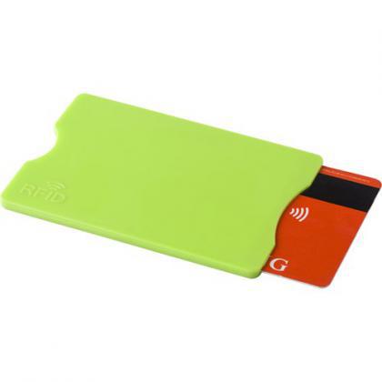 Card holder with RFID protection (Lime)