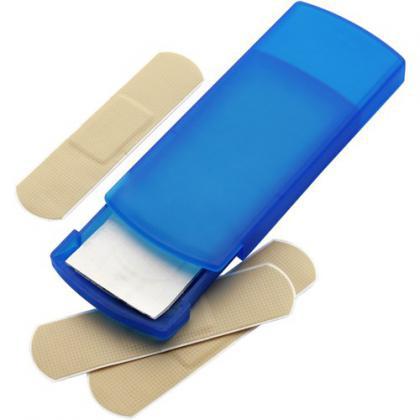 Case with five plasters (Cobalt blue)