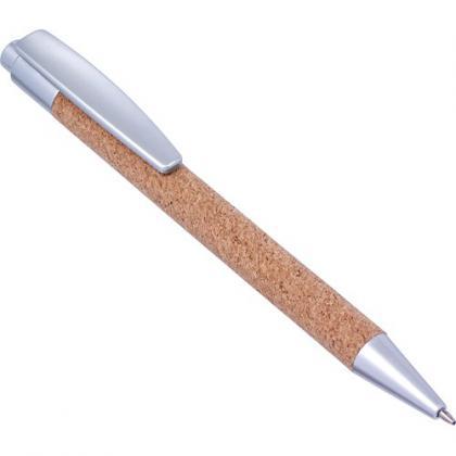 Cork ballpen (Silver)