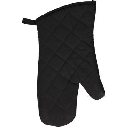 Cotton oven mitten (Black)