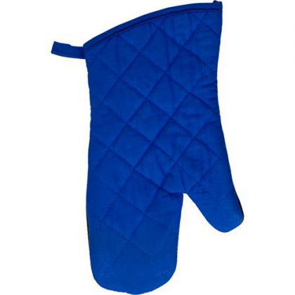 Cotton oven mitten (Cobalt blue)