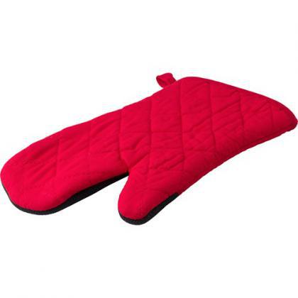 Cotton oven mitten (Red)