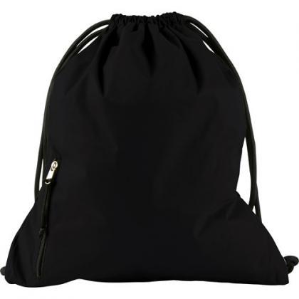 Drawstring backpack (Black)