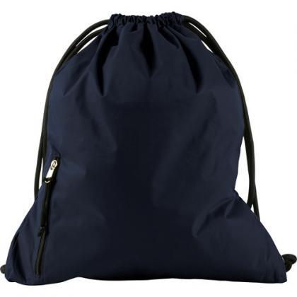 Drawstring backpack (Blue)