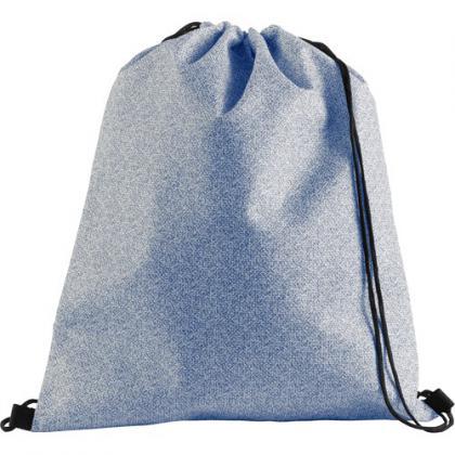 Drawstring backpack (Blue)