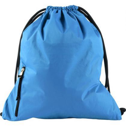 Drawstring backpack (Light blue)