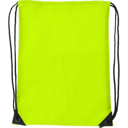 Drawstring backpack (Neon yellow)