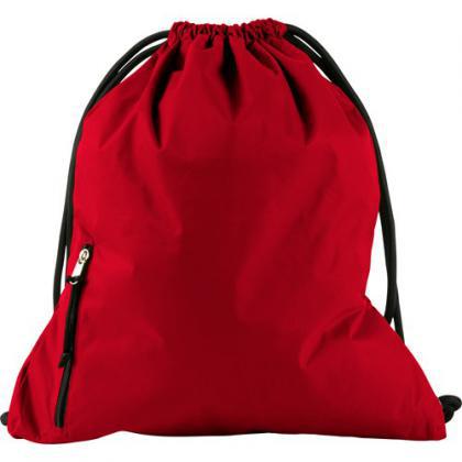 Drawstring backpack (Red)