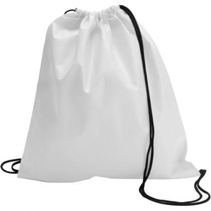 Drawstring backpack (White)