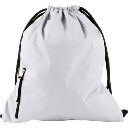 Drawstring backpack (White)