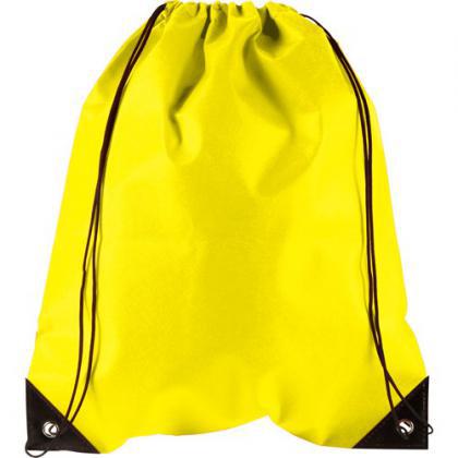 Drawstring backpack (Yellow)