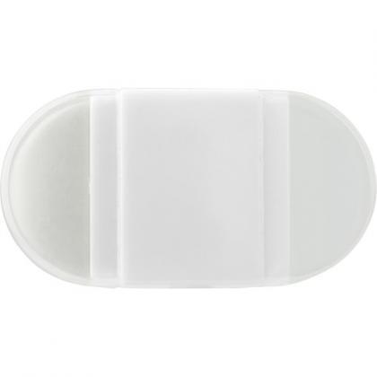 Eraser with pencil sharpener. (White)