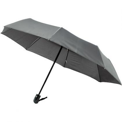 Foldable Pongee umbrella (Black)