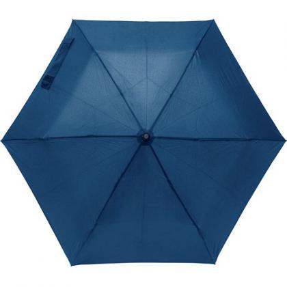 Foldable Pongee umbrella (Blue)