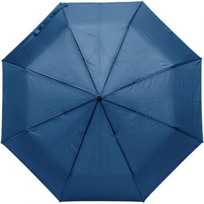 Foldable Pongee umbrella (Blue)