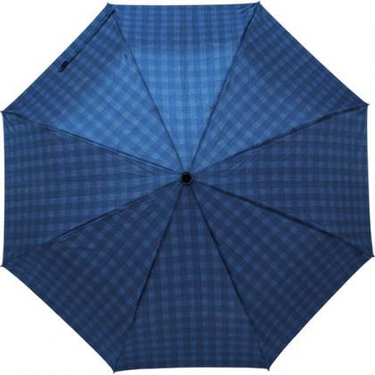 Foldable Pongee umbrella (Blue)