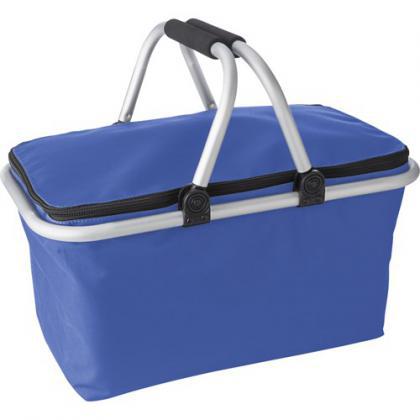 Foldable shopping basket. (Cobalt blue)