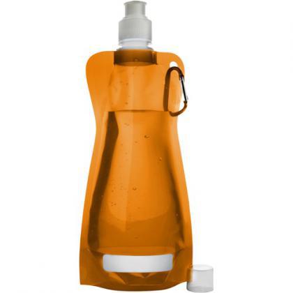 Foldable water bottle (420ml) (Orange)