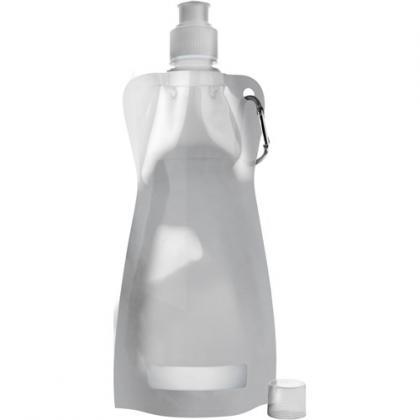 Foldable water bottle (420ml) (Silver)