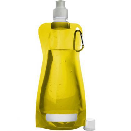 Foldable water bottle (420ml) (Yellow)