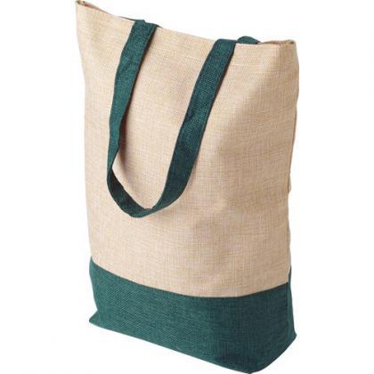 Imitation linen shopping bag