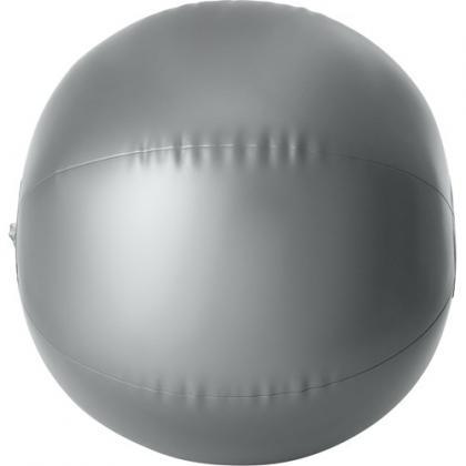 Inflatable beach ball. (Silver)